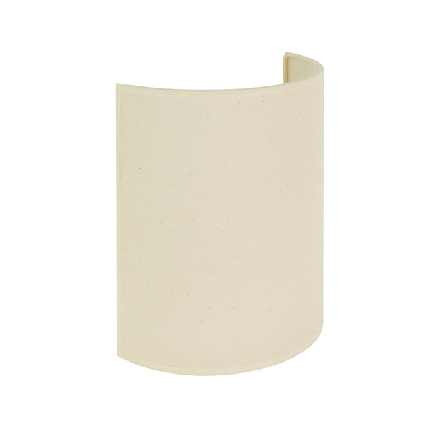 Applique murale Celine en tissu, beige structuré, hauteur 24 cm