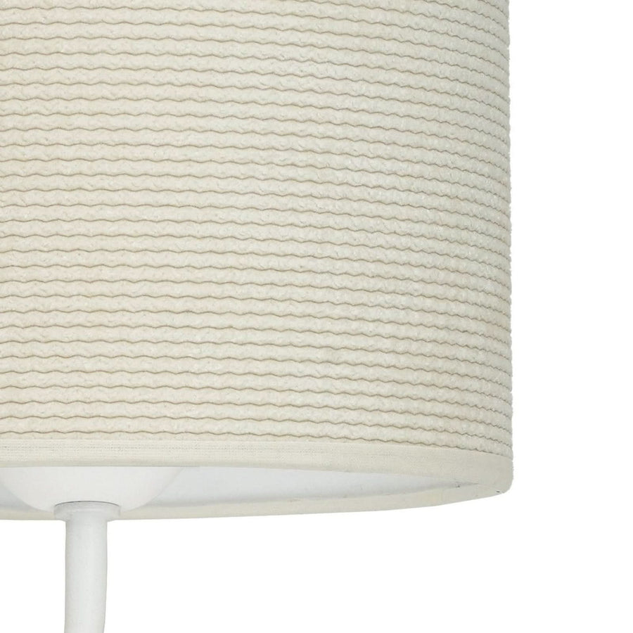 Applique murale Roller en métal, blanc, 2 lumières, hauteur 30 cm