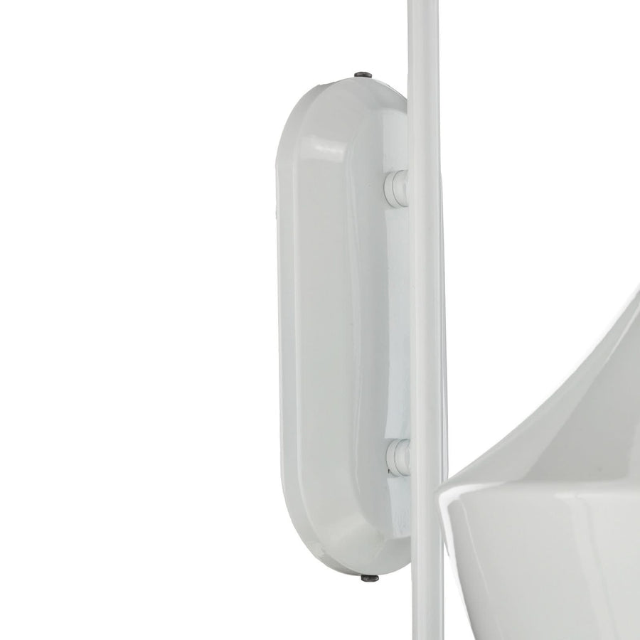 Applique murale Olaf en métal, blanc, Ø 25 cm