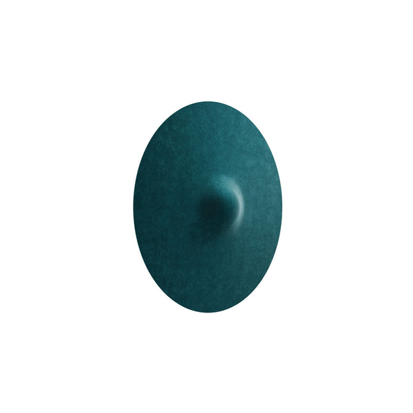 Applique murale LED Acustica en tissu, bleu, Ø 60 cm
