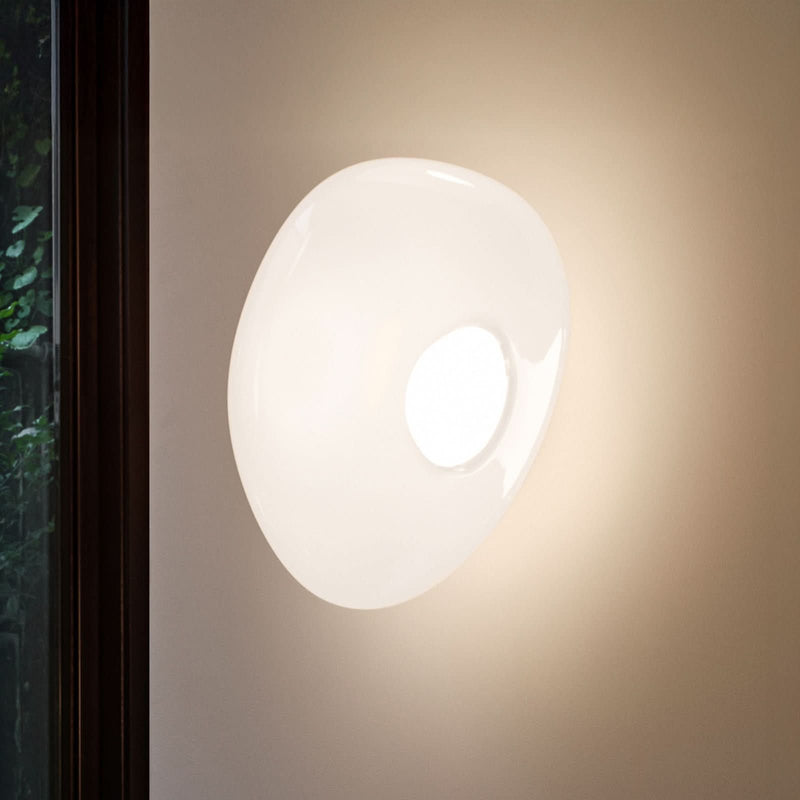 Applique murale LED Melt, chromé, Ø 50 cm