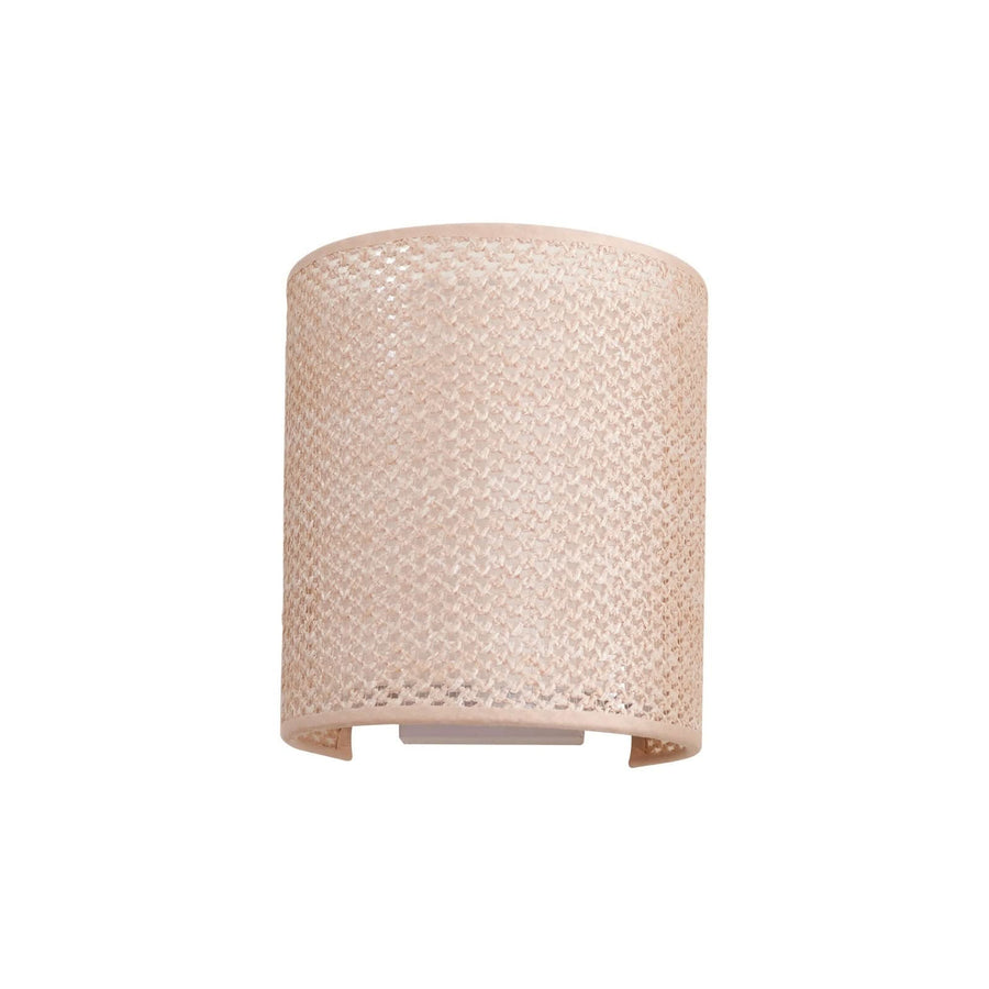 Applique murale Soula en tissu, beige, hauteur 20 cm