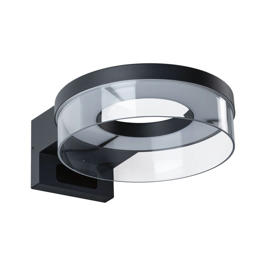Applique d'extérieur LED Capera en aluminium, anthracite, Ø 23,1 cm, IP44
