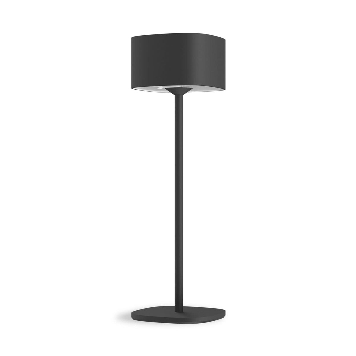 Lampe à poser d'extérieur LED rechargeable Serino en aluminium, noir, hauteur 26,2 cm, IP44