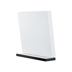 Applique murale LED en aluminium, noir et blanc, hauteur 24,8 cm