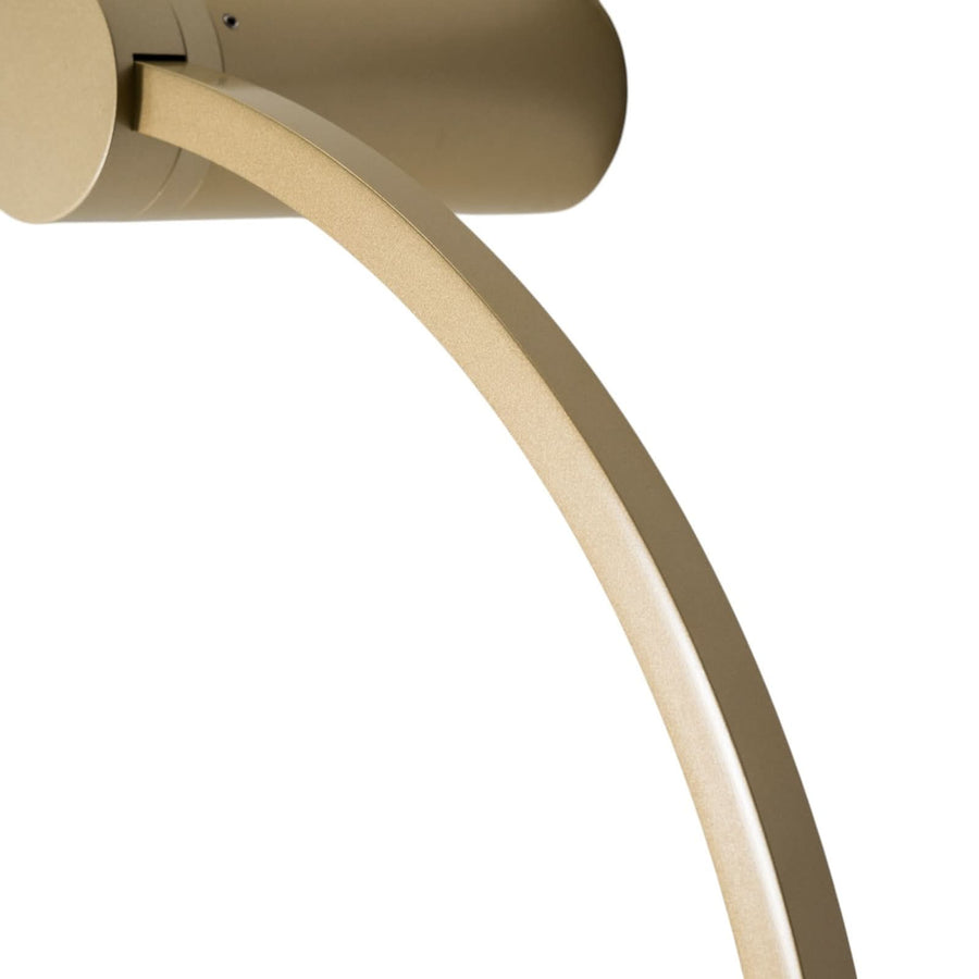 Applique murale LED Saturno en aluminium, doré, Ø 50 cm