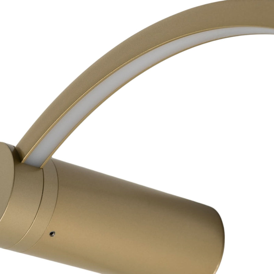 Applique murale LED Saturno en aluminium, doré, Ø 50 cm