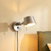 Applique murale Silka en métal, nickel, hauteur 14 cm, 15 W, largeur 16 cm