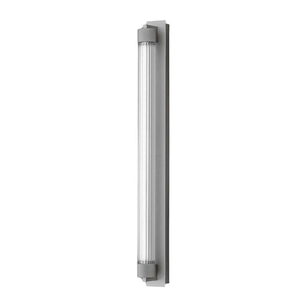 Applique murale LED Charmer en verre, titane, IP44