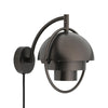 Applique murale Multi-Lite en laiton, noir métallisé, hauteur 21 cm