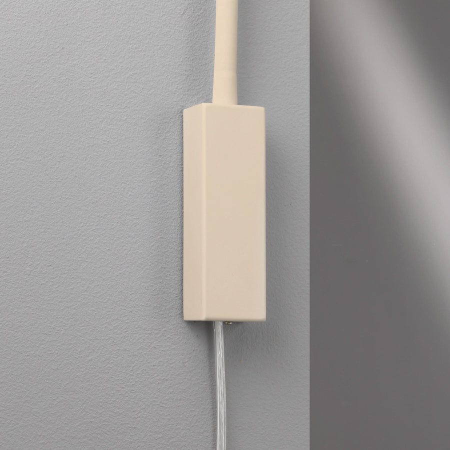 Applique murale LED Sten en métal, sable, hauteur 61 cm