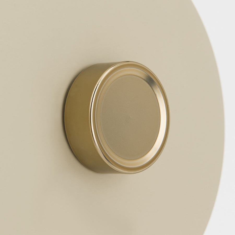 Applique murale Dotty en acier, beige