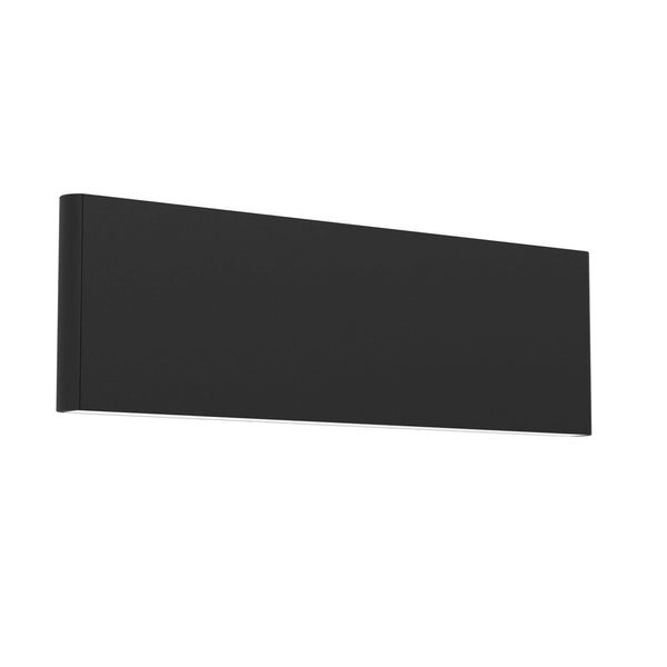 Applique murale LED Eglo Climene en aluminium, noir, hauteur 8 cm