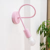 Applique murale Oxford en métal, rose
