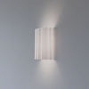 Applique murale Aria, blanc, hauteur 30 cm
