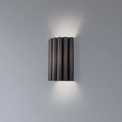 Applique murale Aria, noir, hauteur 30 cm