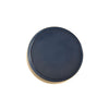 Applique murale LED Caramel en verre, bleu et noir, Ø 28 cm