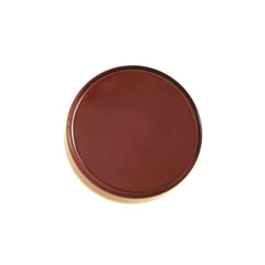 Applique murale LED Caramel en verre, marron et noir, Ø 38 cm
