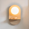 Applique murale Tokyo en verre, beige, hauteur 34 cm