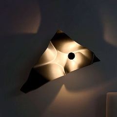 Applique murale LED Zona en acier, marron, hauteur 41 cm