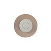 Applique murale LED DoppioZero en acier, vieux rose et blanc, Ø 30 cm