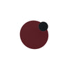 Applique murale LED Pois en acier, rouge foncé et noir, Ø 25 cm