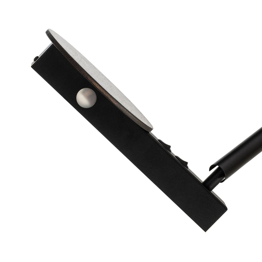 Applique murale Hotel Mood en bois, noir, 2 lumières, hauteur 22,5 cm