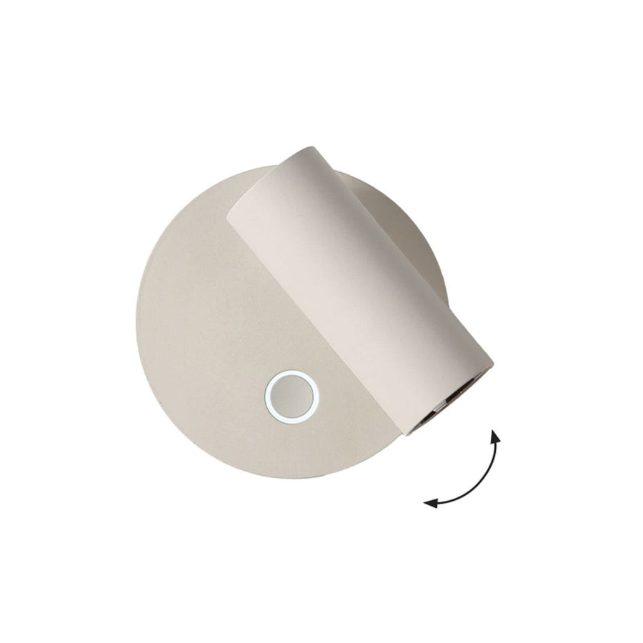 Applique murale LED Tara en métal, blanc, Ø 8,6 cm