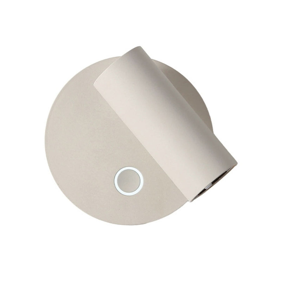 Applique murale LED Tara en métal, blanc, Ø 8,6 cm