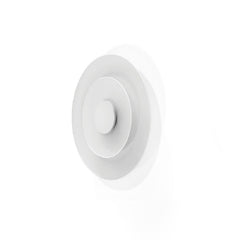 Applique murale LED Joint_W en métal, blanc, Ø 55 cm