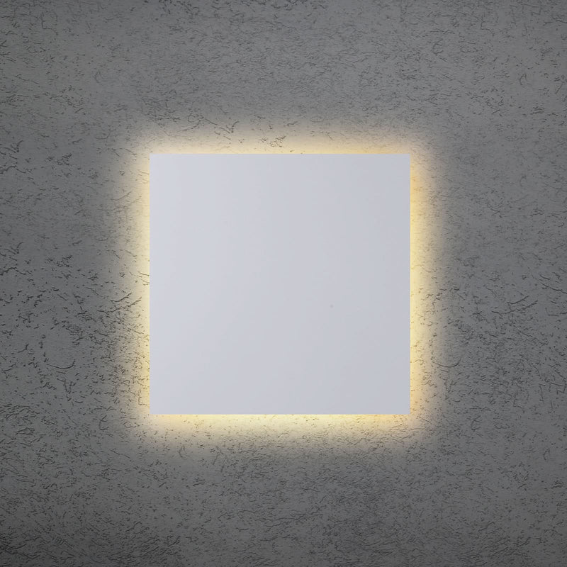 Applique murale LED Blade Q en aluminium, blanc, hauteur 34 cm