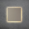 Applique murale LED Blade Q en aluminium, taupe, hauteur 44 cm