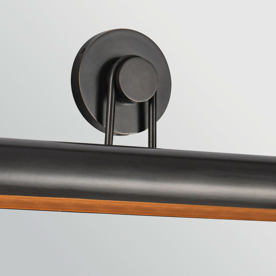Applique murale Wynwood en acier, bronze, 2 lumières, hauteur 23,2 cm, 60 W, largeur 81,3 cm