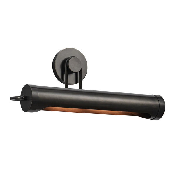 Applique murale Wynwood en acier, bronze, 2 lumières, hauteur 23,2 cm, 60 W, largeur 50,8 cm