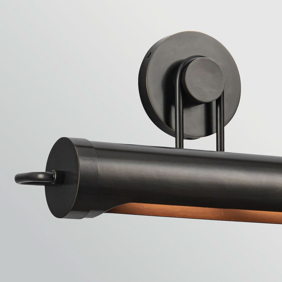 Applique murale Wynwood en acier, bronze, 2 lumières, hauteur 23,2 cm, 60 W, largeur 50,8 cm