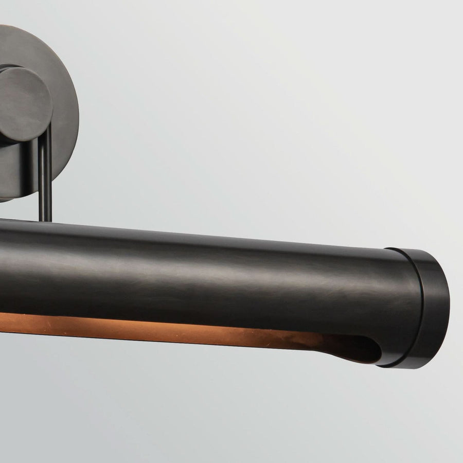 Applique murale Wynwood en acier, bronze, 2 lumières, hauteur 23,2 cm, 60 W, largeur 50,8 cm