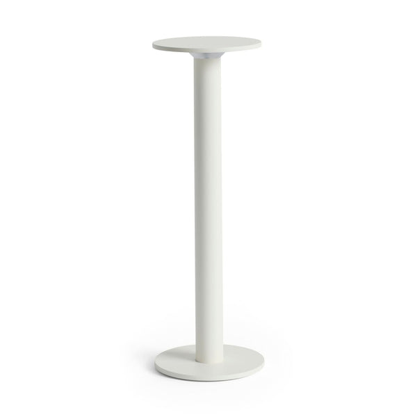 Lampe à poser d'extérieur LED rechargeable Host Portable en aluminium, crème, Ø 10 cm, IP44, 2700 K, 2 W, hauteur 22 cm, modèle 2