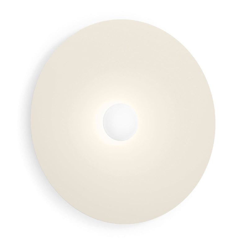 Applique murale LED Clea 3.0 en aluminium, beige mat, Ø 70 cm