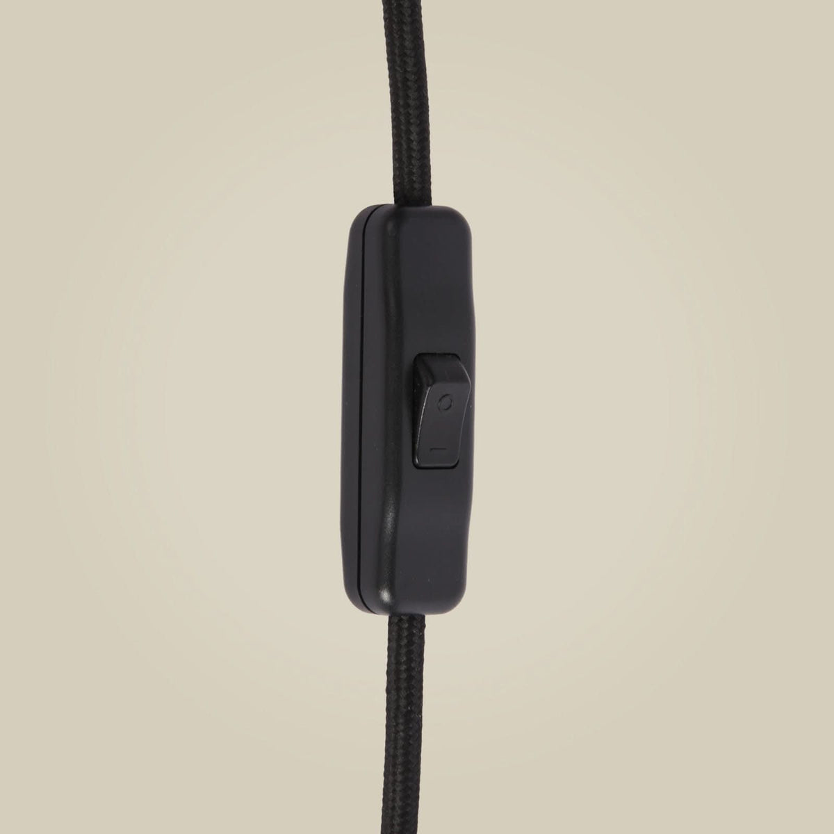 Applique murale Java en bambou, noir, hauteur 30 cm