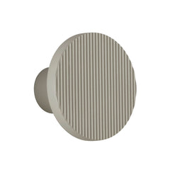 Applique murale LED Arid A/01 en aluminium, gris, Ø 14 cm, IP44