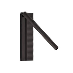 Applique murale LED Arid A/02 en aluminium, noir, hauteur 20 cm