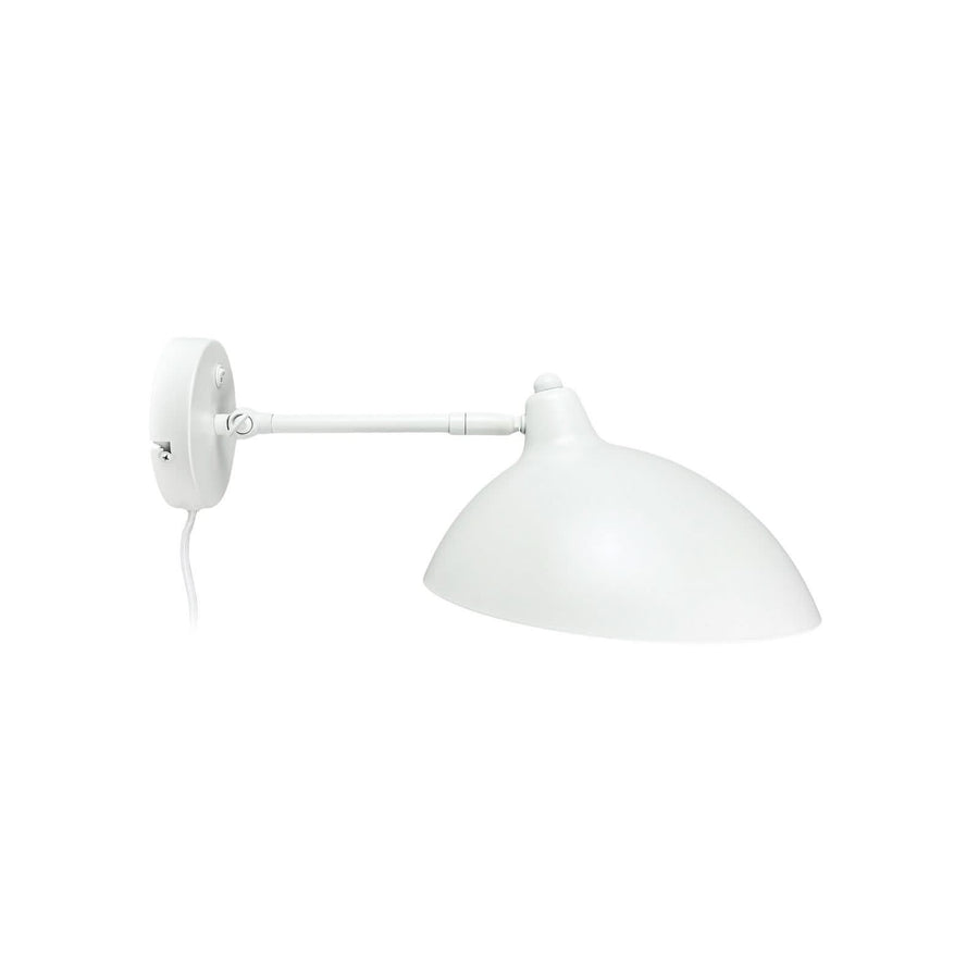 Applique murale Futura en métal, blanc, hauteur 19,2 cm