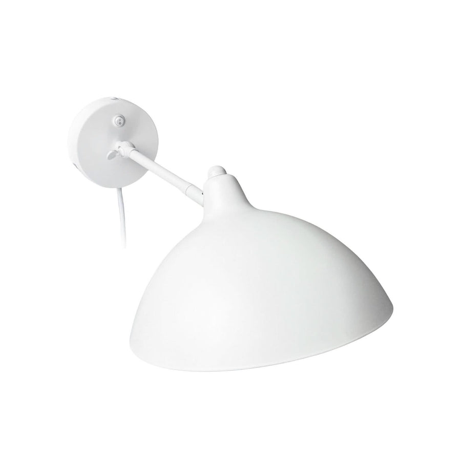 Applique murale Futura en métal, blanc, hauteur 19,2 cm