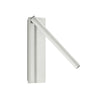 Applique murale LED Arid A/02 en aluminium, blanc, hauteur 20 cm