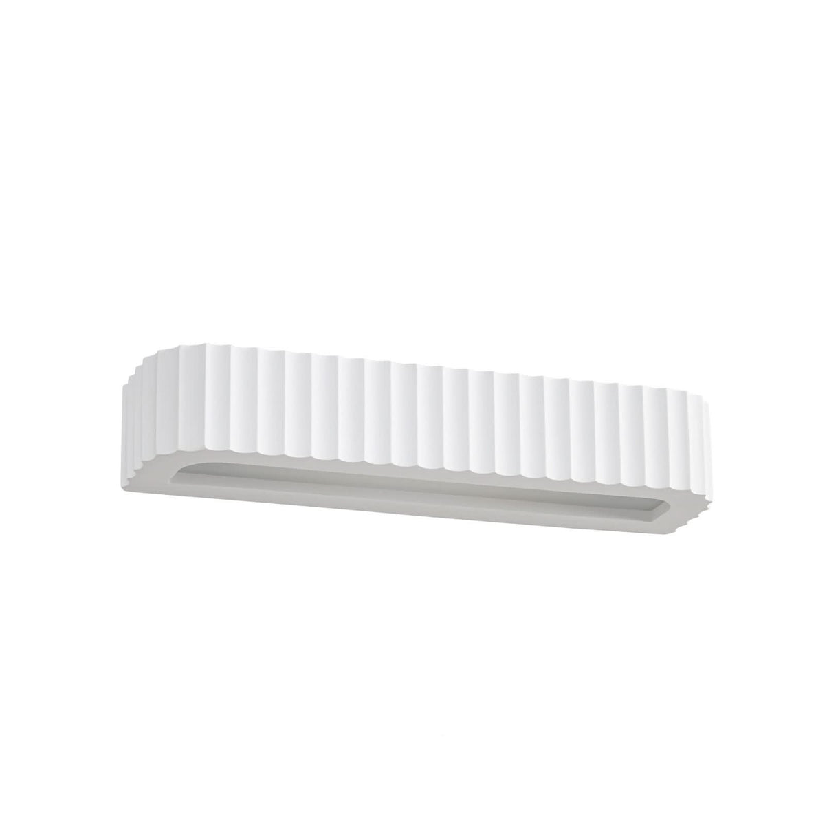 Applique murale Ravelle en plâtre, blanc, 2 lumières, hauteur 7 cm