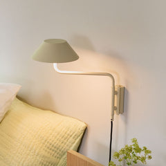 Applique murale LED Cover en métal, sable, hauteur 25 cm