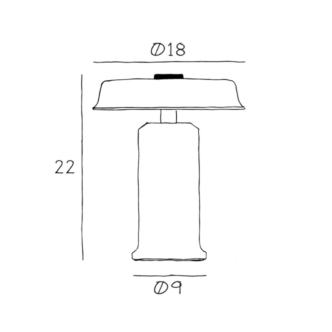 Lampe à poser d'extérieur LED rechargeable Trip No. 2 en verre, gris clair marbré et rosé brillant, Ø 18 cm, IP44