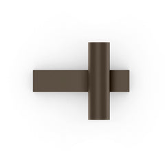 Applique murale LED Ceno 2.0 en aluminium, bronze, Ø 3,5 cm