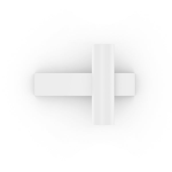 Applique murale LED Ceno 2.0 en aluminium, blanc, Ø 3,5 cm