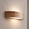 Applique murale Oro en verre, blanc, hauteur 8 cm